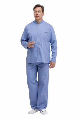 Куртка мужская "Крокус 1" цвет серо-голубой 